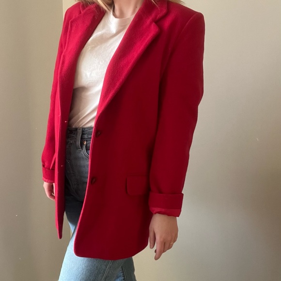 Cashmere/Wool Oversized Vintage Blazer - Picture 2 of 11